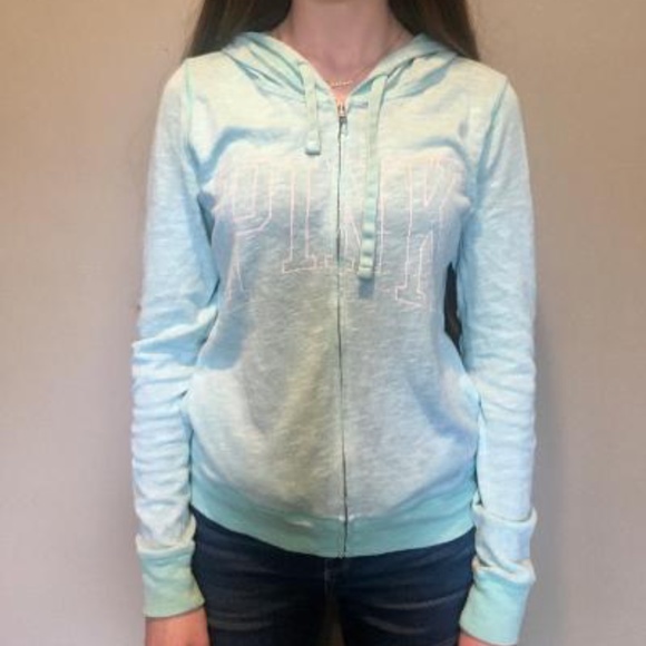 Light Blue "Pink" Sweatshirt - Picture 1 of 1
